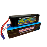 Common Sense RC Lectron Pro 14.8V 10000mAh 100C Soft Case Lipo Battery with EC5 Connector